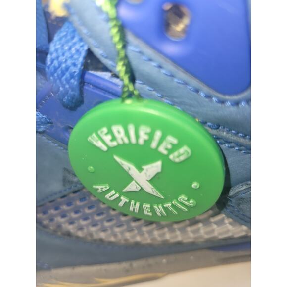 Air Jordan 5 Retro JSP Laney Varsity Royal Style # CD2720-400 Size 10 Authentic - Picture 16 of 16